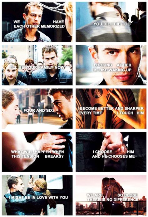 Fourtris Quotes ~Divergent~ ~Insurgent~ ~Allegiant~ Divergent Memes, Divergent Tris, Tris And Tobias, Insurgent Quotes, Divergent Book, Divergent Hunger Games, Tris And Four, Divergent Fandom, Tobias Eaton