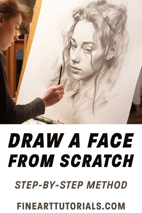 This tutorial breaks down the complexities of facial structure into easy-to-follow steps, helping you understand and implement the renowned Loomis Method for accurate portraits. Ideal for both novice artists and those looking to refine their skills, this guide is your ticket to creating lifelike, expressive faces with ease. #PortraitDrawing #FaceTutorial #LoomisMethod #DrawingTutorial #ArtTips #ArtSupplies #LearnArt #StepByStepDrawing #DrawAFace #RealisticDrawing #PortraitTutorial Portrait Painting Tutorial Step By Step, Portrait Loomis Method, Practice Drawing Exercises Step By Step, Drawing A Face Step By Step, Art Sketches Face, How To Draw Portraits Step By Step, Drawing Tutorial Face Step By Step, How To Draw A Self Portrait, Art Sketches Portraits