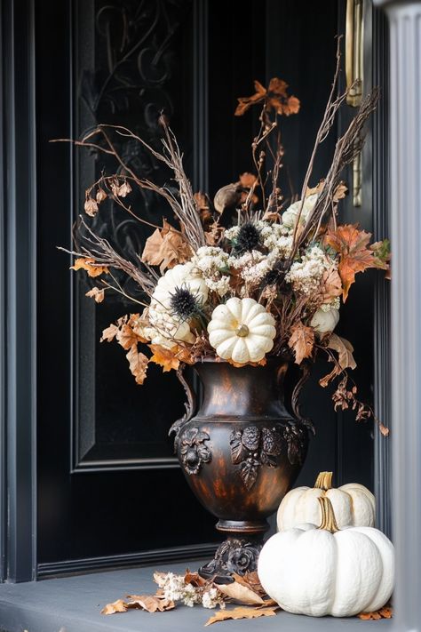 Fall is finally here, and you know what that means—time to cozy up that front porch with some cute and rustic planters that totally scream autumn. I’ve been obsessed with getting my porch ready for those crisp mornings where you can practically smell pumpkin spice in the air. There’s just something about adding those warm, […] Round Planter Ideas, Window Planter Box Ideas, Console Table Fall Decor, Classroom Fall Decor, Coffee Table Fall Decor Ideas, Planters Around Pool, Fall Planters Front Porches, Planter Ideas Outdoor, Coffee Table Fall Decor