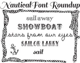 This Journey: Free Font Roundup: Nautical Fonts                                                                                                                                                                                 More Nautical Fonts, Edgy Fonts, Two Is Better Than One, Trendy Fonts, Text Generator, How To Write Calligraphy, Font Inspiration, Diy Tattoo, Nautical Baby