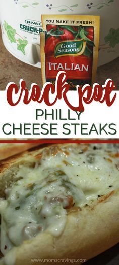 Cheesesteak Crockpot, Philly Cheese Steak Crock Pot, Philly Cheese Steaks, Cheese Steaks, Beef Crockpot, Steak Sandwich Recipes, Crockpot Steak, Cheesesteak Recipe, Vegetarian Crockpot Recipes