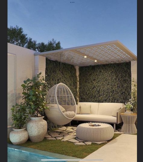 Rooftop Patio Design, Terrace Garden Design, Rooftop Design, Rooftop Terrace Design, Interior Design Your Home, Patio Garden Design, Modern Backyard, House Outside Design, Terrace Design