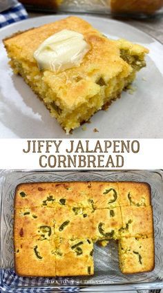 Jiffy jalapeño cornbread is a super easy side dish to make, is rich with flavor between the combination of cheddar cheese and jalapeños, and stays moist with sour cream. Cast Iron Jalapeno Cornbread Recipe, Cornbread Recipe With Creamed Corn, Jalapeno Cornbread Jiffy, Jalapeno Cornbread Recipe, Jalapeño Cornbread Recipe, Sour Cream Cornbread, Creamed Corn Cornbread, Jiffy Recipes, Jiffy Cornbread Recipes