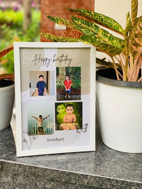 A4 Photo Frame, A3 Frame Ideas, Photo Collage Frame Ideas, Birthday Photo Frame Ideas, Google Frame, Jewellery Poster, Photo Frame Ideas, Happy Birthday Captions, Couple Shadow