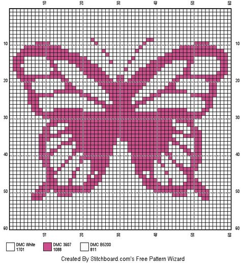 Crochet Grid Patterns With Numbers, Butterfly Pixel Art, Butterfly Crochet Grid, Crochet Butterfly Tapestry, Butterfly Tapestry Crochet Pattern, Crochet Grid Patterns Butterfly, Butterfly Alpha Pattern, Alpha Patterns Crochet Butterfly, Butterfly Filet Crochet