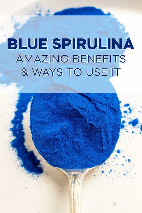 Discover the incredible benefits of blue spirulina powder and learn creative ways to incorporate it into your daily routine. Blue Spurilina Recipes, Benefits Of Blue Spirulina, How To Use Spirulina Powder, Blue Spirulina Drink, Blue Spirulina Benefits, Blue Spirulina Recipes, Benefits Of Spirulina, Blueberry Popsicles, Spirulina Benefits