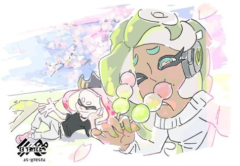 GomiGomiPomi Splatoon, Twitter, Art