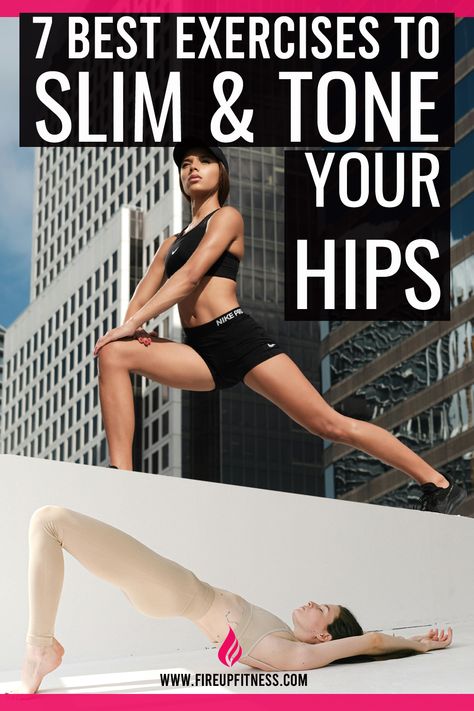 7 Best Exercises to Slim & Tone Your Hips Naturally! 🍑💪 Exercises To Shrink Hips, Hip Rehabilitation Exercises, To Reduce Hip Size, Workout For Hips, Reduce Hip Fat Exercise, Hip Reduction, Side Leg Raises, Hip Workouts, Hip Fat Exercises