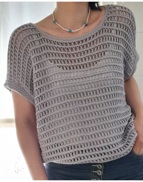 Blouse Au Crochet, Crochet Ladies Tops, Crochet Tops Free Patterns, Crochet Wrap, Crochet Cardigan Pattern, Crochet Shirt, Halloween Crochet, Crochet Top Pattern, Crochet Tops