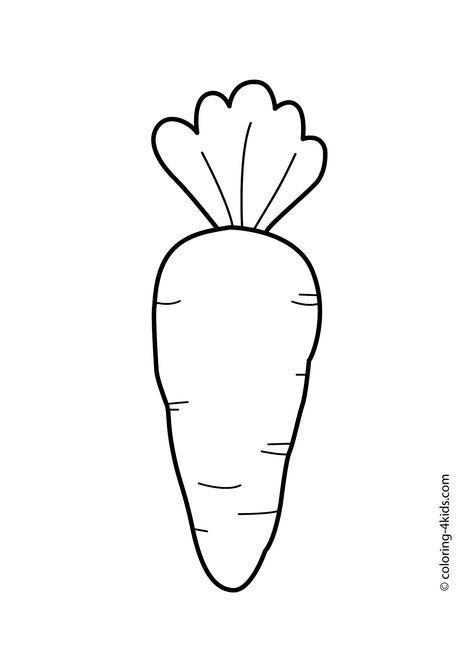 Leaves Coloring, Vegetable Crafts, Vegetable Coloring Pages, Free Kids Coloring Pages, Fruit Coloring Pages, Easter Templates, Fruit Picture, Easter Carrots, Printables Free Kids