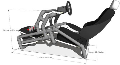 Car Cockpit, Supercar Design, Techno Gadgets, Diy Pc, Chassis Fabrication, Racing Chair, Diy Home Bar, Reverse Trike, Video Game Room Design