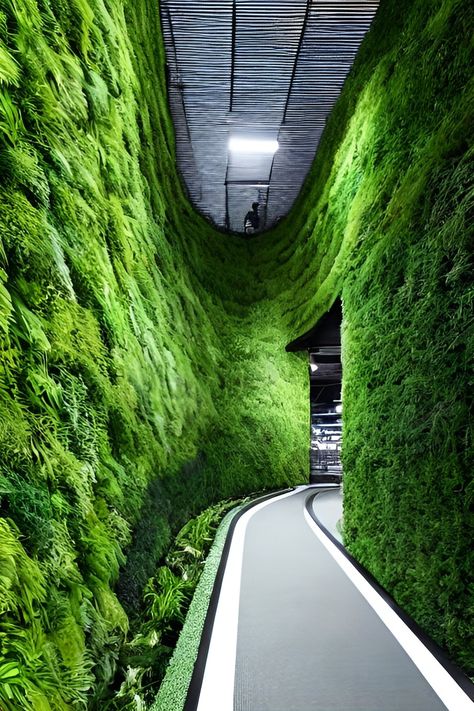 Running track with living wall Drawn by AI Indoor Running Track, Skirt Shapes, Dream House Inspiration, Green Gym, Indoor Track, Jogging Track, Running Track, Wall Drawing, Backyard Playground