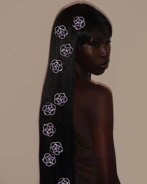 Dark Skin Beauty, Long Black Hair, Brown Skin, Long Black, Black Is Beautiful, Nyx, Look Fashion, Hair Goals, Beauty Skin