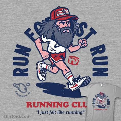 Running Club | Shirtoid #film #forrestgump #movies #running #vomaria Run Illustration, Cartoon Running, Run Logo, Imagination Illustration, Running Illustration, Running Logo, Run Forrest Run, Forest Gump, Day Of The Shirt