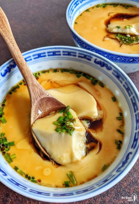 Chinese Steam Egg Recipe, Chinese Eggs Recipe, Chinese Steamed Egg Custard, Authentic Chinese Recipes Vegetarian, Japanese Steamed Egg, Steam Eggs Chinese, Best Eggs Recipe, Steamed Egg Recipe, Soft Egg Recipes