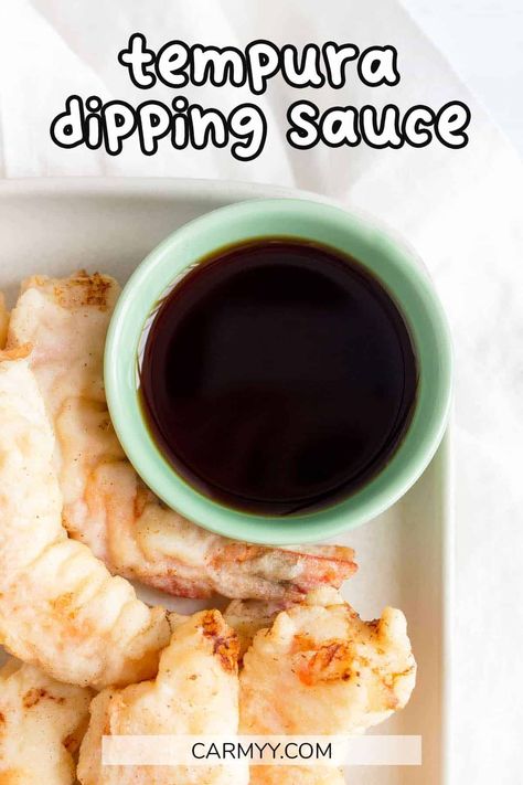 Ever wonder how to make the Tempura Dipping Sauce that are served at restaurants? With just a few simple ingredients, you can be making it at home in no time! Tempura Vegetables Sauce, Tempura Sauce Recipe Easy, Tempura Dipping Sauce Easy, Shrimp Tempura Sauce, Tempura Sauce Recipe, Thaw Frozen Shrimp, Shrimp Dips, Dinner Ideas Shrimp, Calamari Sauce