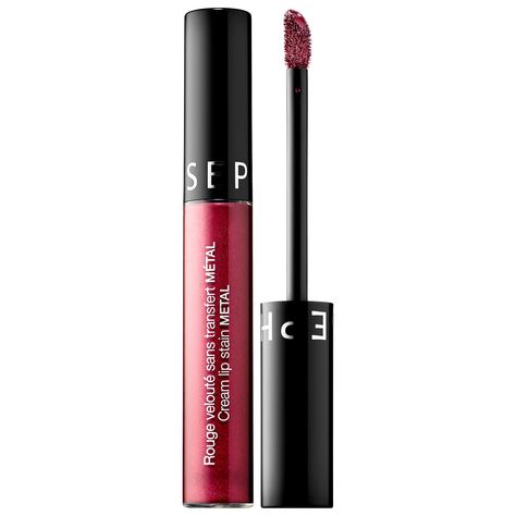 Cream Lip Stain Liquid Lipstick - SEPHORA COLLECTION | Sephora Sephora Collection Cream Lip Stain, Sephora Cream Lip Stain, Long Lasting Lip Stain, Sephora Cream Lip, Cream Lip Stain, Sephora Beauty, Lip Lacquer, Sephora Collection, It Goes On