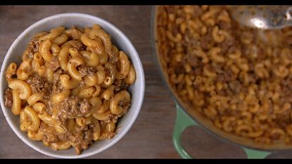 Elevated Hamburger Helper Recipe | Recipes.net Deluxe Mac And Cheese Recipes, Kraft Deluxe Mac And Cheese, Recipes With Hamburger, Chicken Dippers, Hamburger Meals, How To Cook Hamburgers, Mac And Cheese Recipes, Hamburger Helper Recipes, Hamburger Casseroles Recipes