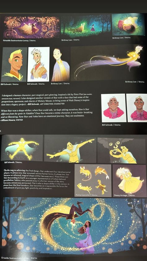 Wish Characters Disney, Wish Asha Concept Art, Wish Movie Concept Art, Wish Disney Movie 2023, Wish Disney Asha Concept Art, Wish Concept Art Disney, Disney Wish Star Boy Concept Art, Star X Asha, Disney Princess Concept Art