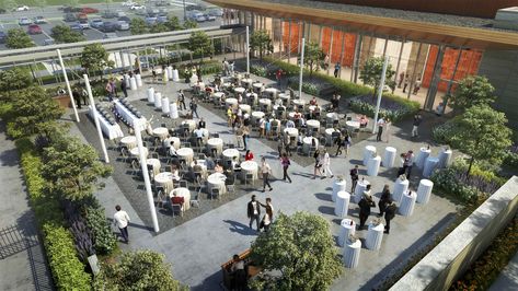 Hold your event at the new Brookfield Conference Center...This is the Celebration Plaza...Beautiful outdoor space to hold your next meeting, wedding, conference...imagine the possibilities! We are! Opening Spring of 2020!  #event #celebration #conferences #eventplanning #eventing #conference #brookfieldconferencecenter #wedding #corporateevents #venue #conferencecenter #imaginethepossibilities #networking #brookfieldwi #outdoorspace #meeting #events #visitbrookfield Outdoor Conference Space, Events Place, Shell House, Funny Lockscreen, Conference Hall, Beautiful Outdoor Spaces, Conference Center, Outdoor Reception, Outdoor Event