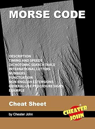 Morse Code Cheat Sheet (Morse Code Puzzles) Code Cheat Sheet, Code Puzzles, Morse Code, Cheat Sheet, Cheat Sheets, Punctuation, Letters And Numbers, Kindle Reading, Pdf Download