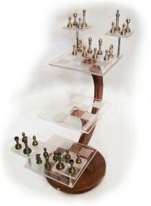 Tri dimensional chess 3d Chess Board, 3d Chess Set, Star Trek Chess, 3d Chess, Claw Gloves, Mr Spock, Wood Carving Designs, Carving Designs, Spock