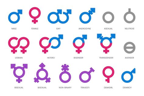 Free vector flat pride month lgbt symbol... | Free Vector #Freepik #freevector #gender-symbol #pride-month #bisexual #lgbtqia Couples Symbols, Gender Symbols, Pride Month, Video New, Street Fighter, Vector Photo, Gender Reveal, Drawing Tutorial, Vector Free