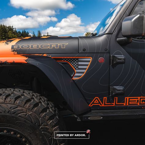 Hold onto your seats, folks! We just took this beastly Jeep Gladiator with a Hellcat engine swap and transformed it into an unstoppable head-turner for Allied Motorsports! Using @3mfilms matte vinyl, we gave it a sleek, one-of-a-kind custom wrap that screams power and style. Ready to tum your vehicle into the ultimate mobile billboard? Let's make your brand unforgettable on the go! #wrapped #jeepwrap #gladiator #gladiatorhellcat #hemijeep #hellcat #v8 #jeep #wrapdesign #customwrap #vinylwr... Hellcat Engine, Jeep Jl, Custom Wraps, Engine Swap, Jeep Gladiator, Jeep Wrangler, Motorsport, The Go, Jeep