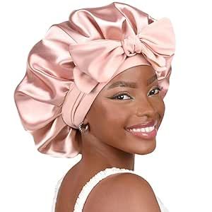 Silk Hair Bonnets, Hair Care Tools, Silk Bonnet, Satin Bonnet, Hair Bonnet, Black Curly Hair, Curly Hair Women, Silk Hair, Moisturize Hair