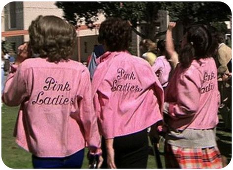 im  marty  for the pink ladys from  grease Marty From Grease, Grease Aesthetic, Dinah Manoff, Pink Ladies Grease, Girl Gang Shirt, 50s Aesthetic, Grease Is The Word, Grease Movie, 90’s Aesthetic