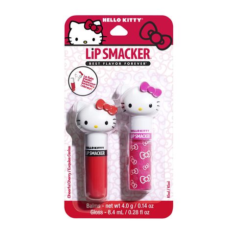 Hello Kitty Lip Balm, Unique Packaging Design, Hello Kitty Makeup, Flavored Lip Balm, Lip Smackers, Unique Packaging, Packaging Designs, Frozen Disney, Hello Kitty Items