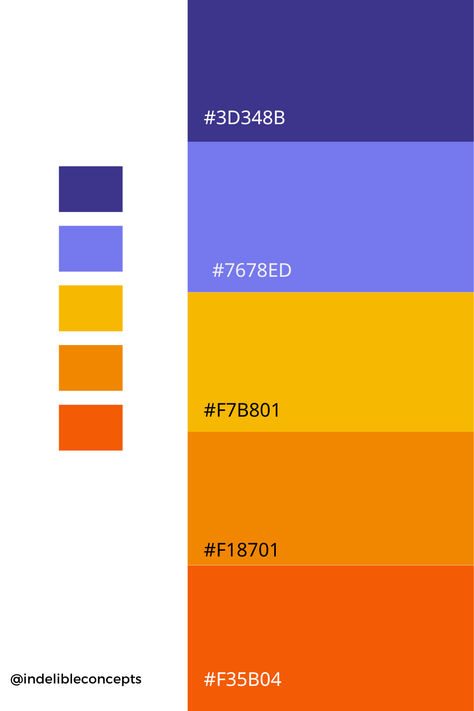 Purple Yellow Orange Colour Palettes, Purple Orange Color Scheme, Blue Green Purple Orange Color Palette, App Color Pallete, Orange And Blue Color Palettes, Colour Palette With Orange, Violet Orange Color Palette, Color Palette Orange And Blue, Blue Purple Colour Palette