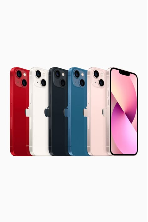 The next-generation iPhone 13, along with the iPhone 13 Mini, will arrive in five new colors: pink, blue, midnight, starlight and red. The iPhone 13 boasts a 6.1-inch screen size, while the Mini features a 5.4-inch screen size. The new device employs an A15 Bionic chip, a six-core CPU with two high performance and four efficiency cores that are 50% faster than “the leading competition.” Click to learn more about the next generation iPhone 13. #hypebeast #apple #appleiphone13 #appleiphone13mini Iphone 13 Features, Iphone 13 Mini Colors, Iphone 13 All Colors, Iphone 15 Colors, Iphone 12 Colors, Iphone 13 Mini Red, Iphone 13 Colors, Iphone 13 Mini Blue, I Phone 13 Mini