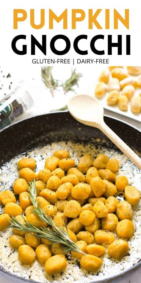 Pasta Recipes Gluten Free, Gnocchi Easy, Make Gnocchi, Pumpkin Recipes Dinner, Vegan Pumpkin Soup, Gluten Free Gnocchi, Gluten Free Recipes For Kids, Pumpkin Gnocchi, Gnocchi Recipe