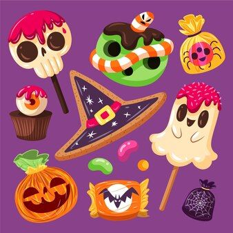 Tattoo Flash Simple, Halloween Candy Drawing, Simple Clay Ideas, Cute Halloween Illustration, Animals In Halloween Costumes, Candy Drawing, Dulces Halloween, Scary Cute, Spooky Stickers