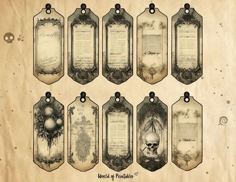 Halloween Apothecary Labels Free, Halloween Potion Labels Printables, Halloween Potion Labels Free, Potion Labels Free Printables, Free Potion Labels, Vintage Labels Printables Free Templates, Potion Bottle Labels Printable Free, Potion Craft, Halloween Potion Labels