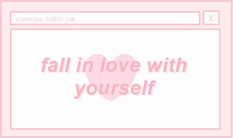 Kawaii Quotes, Fall In Love With Yourself, Quotes Gif, Soft Pink Theme, Japanese Phrases, Graph Paper Art, Postive Life Quotes, Pastel Pink Aesthetic, Manifestation Board