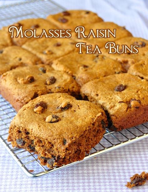 Newfoundland Molasses Raisin Tea Buns Raisin Tea Buns, Molasses Milk, Tea Buns, Best Scone Recipe, Newfoundland Recipes, Molasses Recipes, Canadian Recipes, Labrador Canada, Rock Recipes