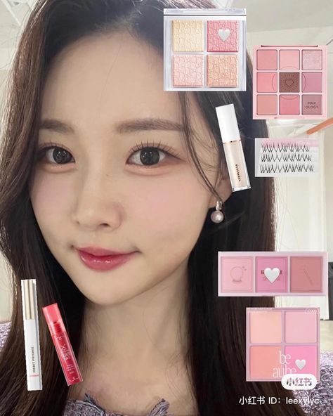 Coral Makeup Looks Korean, Soft Peach Makeup, Coral Makeup, Makeup Asian, Peach Makeup, Beauty Stuff, Flawless Makeup, Face Art, Makeup Inspo