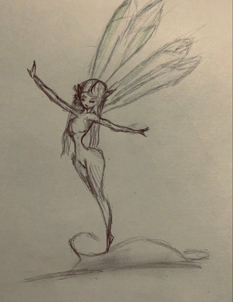 Arte Doodle, 2024 Art, Fairy Drawings, Arte Grunge, Indie Drawings, Sketchbook Art Journal, Grunge Art, Arte Sketchbook, Pencil Art Drawings