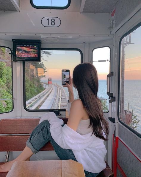 Seoul Picture Ideas, Train Pose, Window Photoshoot, Charlbi Dean, Harris Dickinson, Seoul Korea Travel, 2024 Travel, Singapore Photos, Korean Photo