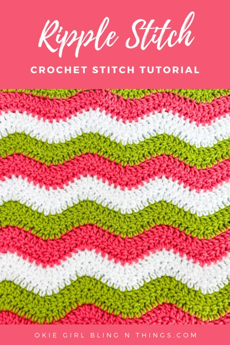 How To Crochet Ripple Stitch, Ripple Stitch Baby Blanket Pattern, Crochet Chevron Blanket Pattern Free Ripple Afghan, Ripple Crochet Pattern Free Diagram, Free Ripple Stitch Crochet Patterns, Crochet Ripple Stitch Diagram, Double Crochet Ripple Blanket Free Pattern, How To Do Ripple Crochet, Free Ripple Afghan Patterns