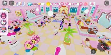 My Hello Kitty Cafe Roblox Kitchen Ideas, Sanrio Cafe Roblox Ideas, My Hello Kitty Cafe Roblox Ideas Outdoor, Roblox Hello Kitty Cafe, Hello Kitty Cafe Roblox Design Ideas, Roblox Cafe, Hello Kitty Cafe Roblox Design, Hello Kitty Cafe Roblox Ideas, Cafe Hello Kitty