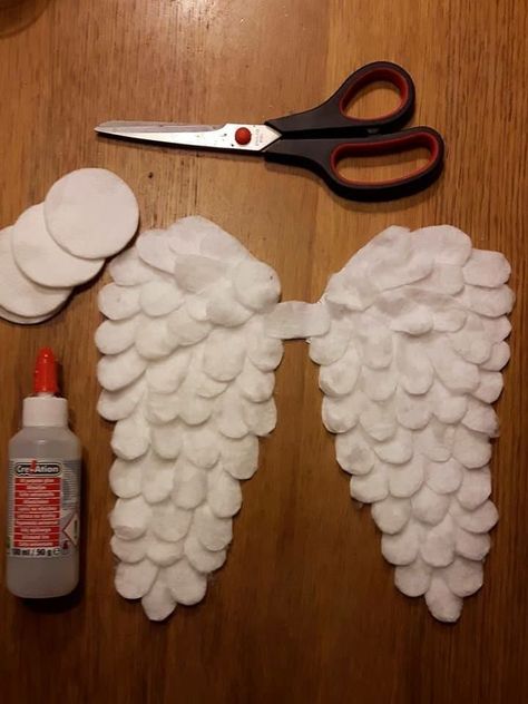 Diy Angel Wings, Diy Angels, Diy Wings, Knitting For Beginners Patterns, Casting On, Handmade Christmas Crafts, Birthday Party Theme Decorations, Beginner Knitting Projects, Start Knitting