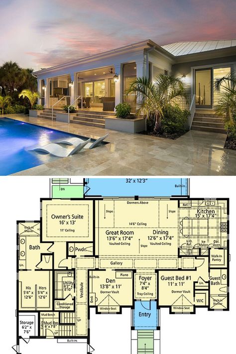 5 Bedroom House Floor Plan 2 Story With Pool, 2 Story Coastal Home Plans, Two Story Coastal House Plans, Beach Home Floor Plan, 5 Bedroom Beach House Floor Plans, Beach House Floor Plans Coastal Homes, Beach House Layout Floor Plans, Coastal Floor Plans, Front Porch House Plans