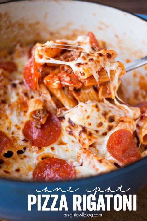 Pizza Rigatoni, Pizza Dishes, Future Chef, Easy Sheet Pan Dinners, Quick Food, One Pot Dinners, Dinners To Make, One Pot Pasta, Sheet Pan Dinners