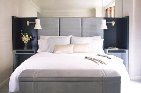 David+Collins+interior Room Divider Headboard, David Collins, Bridal Suit, Mid Century Bedroom, Sanctuary Bedroom, Hotel Boutique, Hotel Interiors, Luxury Interiors, Bedroom Hotel