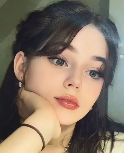 Asian Makeup, Cute Makeup, Beauty Face, Girl Face, Ulzzang Girl, Pretty Face, Woman Face, Aesthetic Girl, Makeup Inspiration