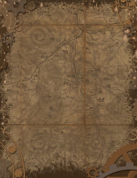 Dnd Tools, Steampunk Background, Steampunk Patterns, Vintage Background, Main Theme, Vintage Graphic Design, Cool Themes, Background Vintage, Decoupage Paper