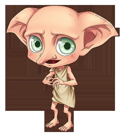 Dobby by Iksia.deviantart.com on @DeviantArt Harry Potter Clip Art, Dobby Harry, Imprimibles Harry Potter, Harry Potter Cartoon, Harry Potter Art Drawings, Harry Potter Painting, Harry Potter Stickers, Harry Porter, Dobby Harry Potter